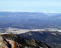 OURAY RIDGE FROM PIKES PEAK